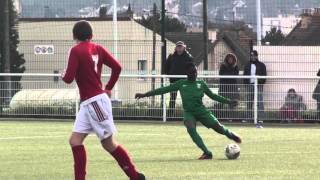 ASSOA – Match coupe U13 Élite Régional Adrien Moncet 2004 gardien vs Montmagny 6 02 16 [upl. by Haswell]