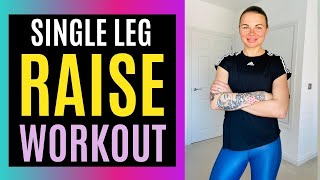 Single Leg Raises Workout Tips How to Tempo  by Professional Trainer [upl. by Lindholm]