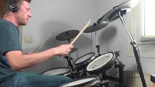 ACDC  Big Gun  Drum Cover  Collaboration with SpinPhoenixQ [upl. by Cirek]