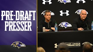 Full Ravens PreDraft Press Conference  Baltimore Ravens [upl. by Werdna]