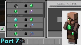 How to Tread with villager Easily 🚀  Villager trading 👨‍🔧  PART 7 minecraft [upl. by Beal]