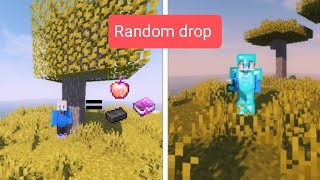 Minecraft but drops are randomized  SG Shourya Gahlot minecraft challenge [upl. by Oleic459]