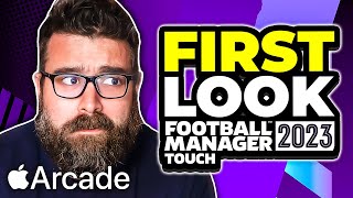 FOOTBALL MANAGER 2023 TOUCH on APPLE ARCADE  First Look amp Review of FM23 Touch  FMT23 [upl. by Vassar]