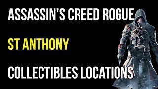 Assassins Creed Rogue St Anthony CollectiblesActivitiesQuest ItemsViking SwordTemplar Relic [upl. by Olds]