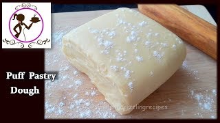 Puff Pastry Dough Recipe  ফ্রোজেন পদ্ধতি সহ  Puff Pastry Patties Sheet at Home [upl. by Ruelu175]