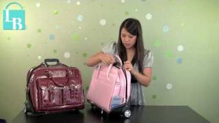 McKlein Willowbrook Detachable Wheeled Laptop Briefcase Review [upl. by Kahler295]