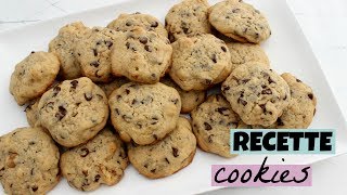 RECETTE  Cookies aux noix et pépites de chocolat [upl. by Ricardama93]