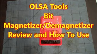 Olsa Tools Magnetic Booster  How To Use A Bit Magnetizer or DeMagnetizer [upl. by Ahsat908]