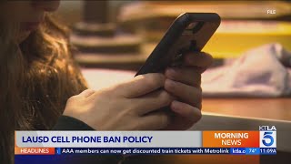 LAUSD details how the cell phone ban will work announces start date [upl. by Cadell970]