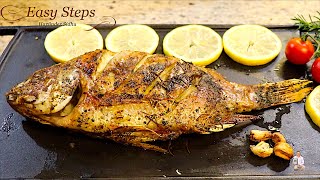 How To Cook Oven Roasted A Whole Tilapia Fish [upl. by Tanah]