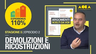 Superbonus 110 S5E2 demolizione e ricostruzione [upl. by Yntirb]