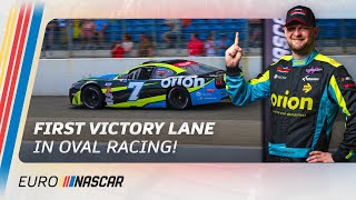 Martin Doubek scores maiden EuroNASCAR oval racing win  NASCAR Oval GP 2024 short highlights [upl. by Isabelle593]