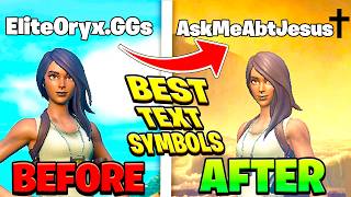 How To Add Symbols To Your Fortnite Name [upl. by Htebazle]