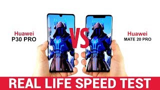 Huawei P30 Pro vs Huawei Mate 20 Pro  Real Life Speed Test Big Difference [upl. by Ramej449]