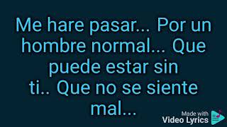 Un Hombre Normal Karaoke [upl. by Hailat]