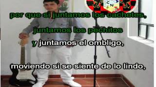 cachete pechito y ombligo tupamaros karaoke merengue [upl. by Atarman922]