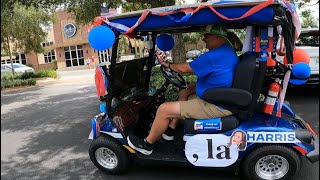 Kamala Harris Golf Cart Parade The Villages FL [upl. by Aneladdam]