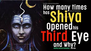 How many times has Lord Shiva opened his 3rd eye and why Lord Shiva third eye [upl. by Orimlede]