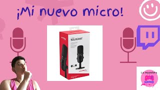 Micrófono para stream  Solocast  Hyperx  Twitch  Xbox  PC  Mac  PlayStation [upl. by Acinoed]