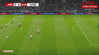 🔴LIVE Heerenveen vs Utrecht  Eredivisie 2024  Football Live Match Today [upl. by Yggam171]