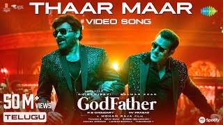 Thaar Maar Thakkar Maar  Video Song  God Father  Megastar Chiranjeevi  Salman Khan  Thaman S [upl. by Pandolfi303]