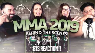 BTS quotMMA 2019 Behind The Scenesquot Reaction  We had to see how they pulled this off🤯  Couples React [upl. by Ri16]