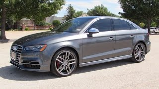 2015 Audi S3 20T Quattro Start Up Test Drive and In Depth Review [upl. by Lilian]