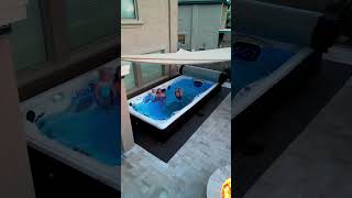 Create your dream backyard with a Master Spas swim spa masterspas swimspas [upl. by Adnamor]