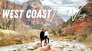 Zion National Park Las Vegas amp San Diego TRAVEL VLOG  Rachel Vinn [upl. by Nesnej408]