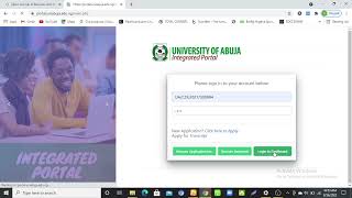 HOW TO PAY SCHOOL FEES IN UNIVERSITY OF ABUJA PORTAL PT 1 [upl. by Aleunam]