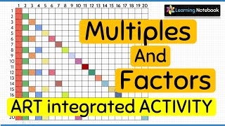 Multiples and Factors Activity Project TLM [upl. by Hayes]