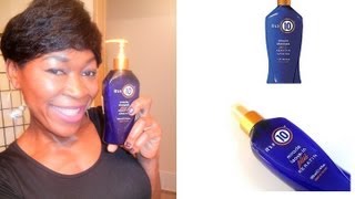 Its a 10 Miracle Shampoo Plus Keratin Sulfate free Review [upl. by Sanfred]