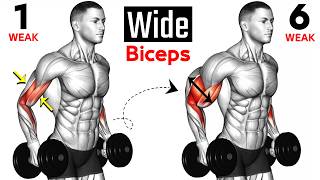 9 BEST Exercises for WIDER BICEPS [upl. by Catina]