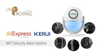 UnBoxing KERUI WP7 Security Alarm System [upl. by Jolie]