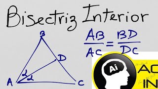 Teorema de la bisectriz interior [upl. by Anderea]