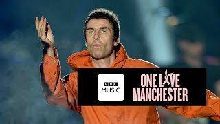 Liam Gallagher and Coldplay  Live Forever One Love Manchester [upl. by Anam]