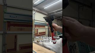 No damage trim removal tool carpentry construction diy [upl. by Airamalegna]