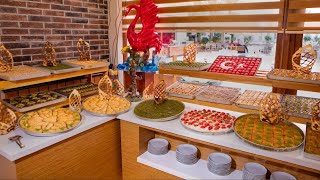 Trying Halal Buffet Breakfast in Türkiye  SELGE BEACH RESORT amp SPA  Alanya Turkey [upl. by Serg275]