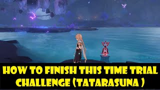 Tatarasuna time trial challenge genshin impact inazuma [upl. by Ahsinahs446]