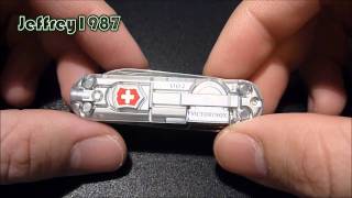 UNBOXING Victorinox Swiss Army Knife  Signature Lite SilverTech [upl. by Lenrow720]