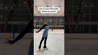 What to Wear When Ice Skating ⛸️ ✨ coachmichellehong skatingcoach iceskater figureskating skate [upl. by Xuaeb856]