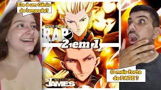 REACT 2 em 1  Gilgamesh Fate  O REI DOS HERÓIS  Portões da Babilônia  GilgameshFate St James [upl. by Portie]