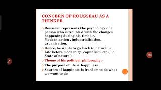 Western Political Thinker Rousseau State of Nature InequalitySocial contract General will [upl. by Aeynod909]