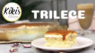 Geniales TRILECE Rezept  Tres Leces  Trileqe  Milchkuchen  albanischer Karamellkuchen [upl. by Colton]