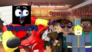 me vuelven a contratar por segunda vez en una pizzería enroblox [upl. by Heady]