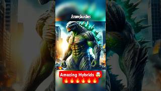 Viewers HYBRIDS Ideas 🤯🔥 hybrid fusion godzilla shorts [upl. by Cherey915]