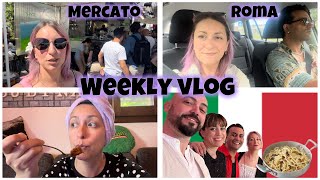 WEEKLY VLOG Andiamo a ROMA Cena per gli Europei [upl. by Anaytat]