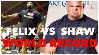 EXCLUSIVE UNSEEN FOOTAGE Mark Felix Vs Brian Shaw  Rolling Thunder WORLD RECORD [upl. by Odilo548]