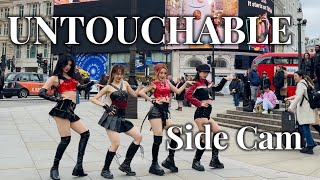 【Kpop in Public】 ITZY  UNTOUCHABLE  Side Cam Onetake  London UK [upl. by Assylla678]