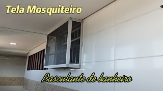 Tela Mosquiteiro Modelo Caixote para Basculante de banheiro PREVINY REDES E TELAS [upl. by Asenev474]